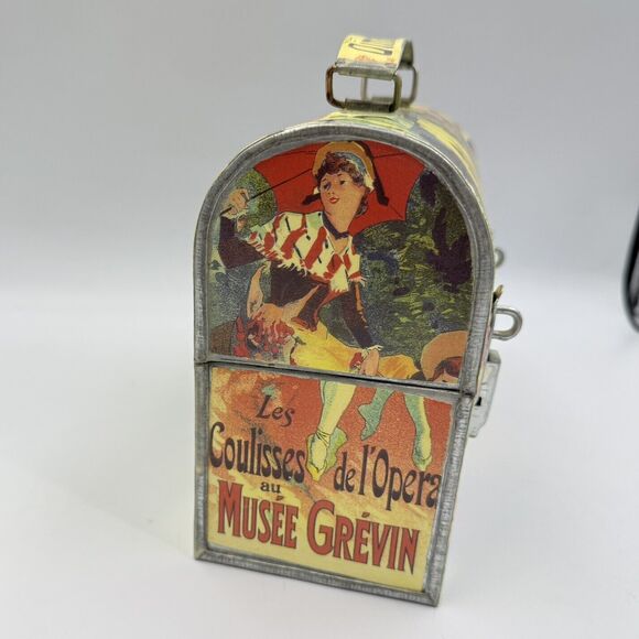 Vintage Galvanized Tin Storage Lunch Box by The MacBeth Collection - Picture 5 of 17